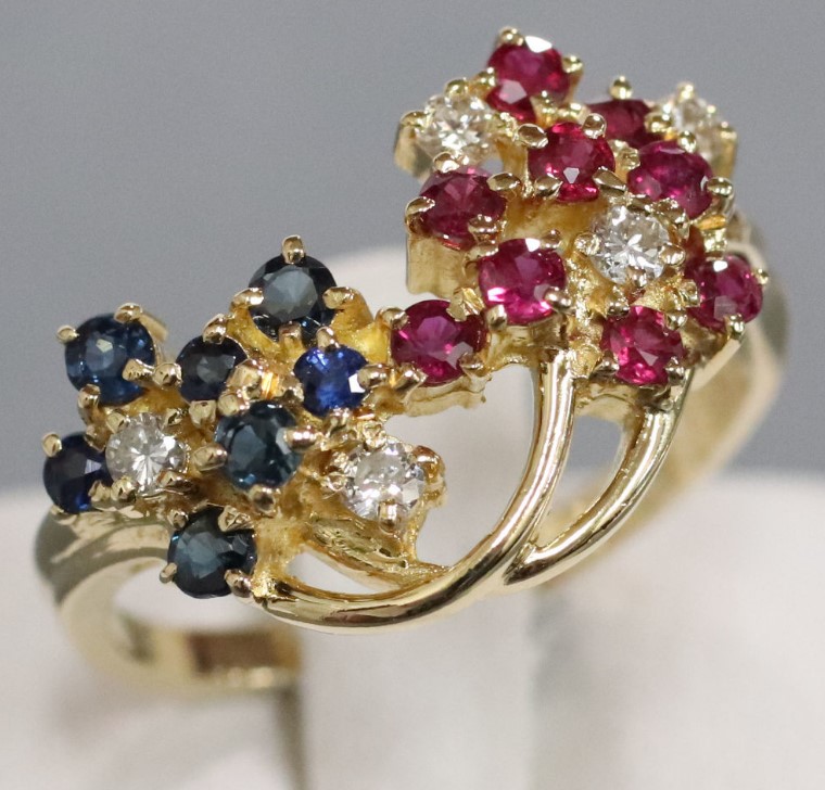 ルビーとサファイア ｜サファイア[サファイア・ルビー・ダイヤモンドリング]を買取しました。【真珠買取リパール】