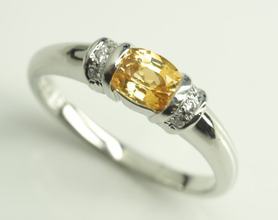 イエローサファイア 価値 ｜サファイア[ダイヤモンドリング]を買取しました。【真珠買取リパール】
