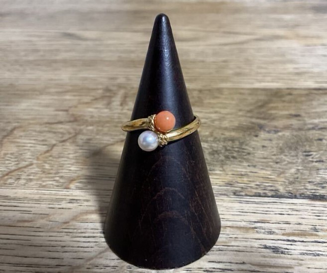 サンゴ 出張買取 ｜珊瑚[タサキ パールリング]を買取しました。【真珠買取リパール】