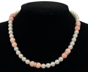 珊瑚 値段 相場 ｜珊瑚[ミキモト 珊瑚・パール・ダイヤモンドネックレス]を買取しました。【真珠買取リパール】