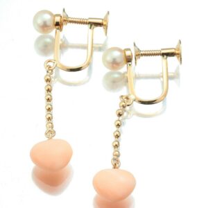 宝石サンゴ 値段 ｜珊瑚[タサキ パールイヤリング]を買取しました。【真珠買取リパール】