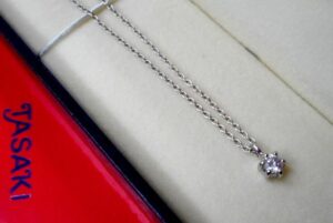 ダイヤモンド 0.1カラット 値段 ｜ダイヤモンド[タサキ ネックレス]を買取しました。【真珠買取リパール】