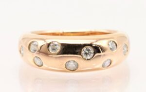 ダイヤモンド0.3 ct 相場 ｜ダイヤモンド[タサキ ドット風リング]を買取しました。【真珠買取リパール】