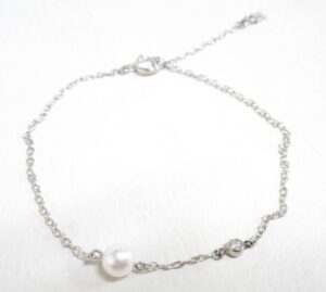 ダイヤモンド ブレスレット 買取価格 ｜ダイヤモンド[ミキモト パールブレスレット]を買取しました。【真珠買取リパール】