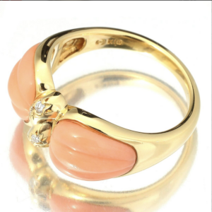 珊瑚 値段 相場 ｜珊瑚[タサキ 珊瑚 リング]を買取しました。【真珠買取リパール】