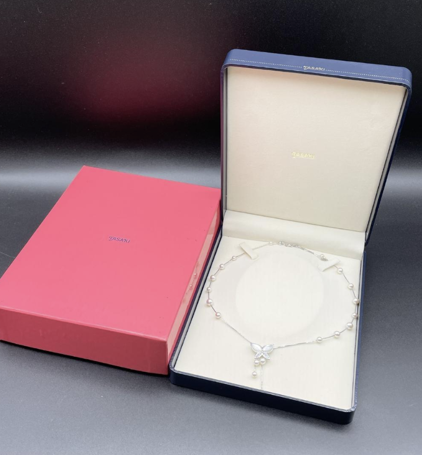 真珠 ネックレス 買取相場 ｜アコヤ真珠[タサキ ネックレス]を買取しました。【真珠買取リパール】