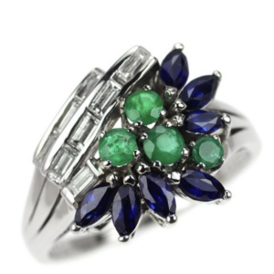 エメラルド値段 ｜エメラルド[ミキモト エメラルド リング]を買取しました。【真珠買取リパール】