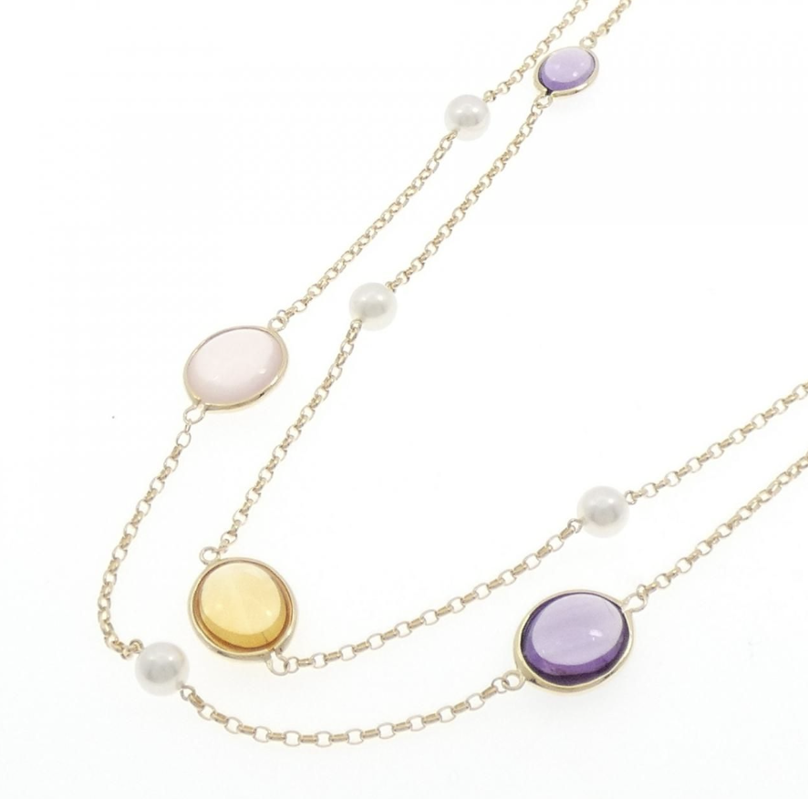 水晶 買取 ｜水晶[ミキモト 水晶 ネックレス]を買取しました。【真珠買取リパール】