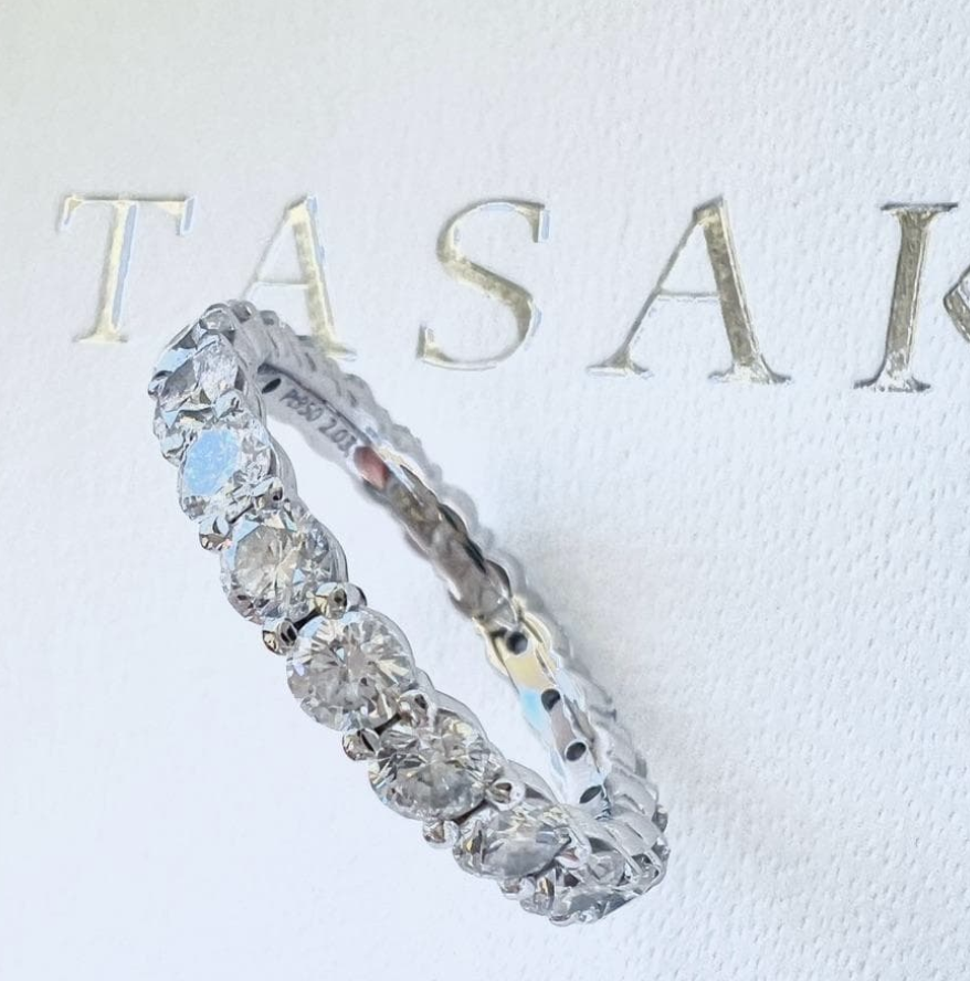 プラチナ買取価格pt950 ｜ダイヤモンド[タサキ リング]を買取しました。【真珠買取リパール】