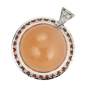 サファイア オレンジ ｜サファイア[ダイヤモンド ペンダントトップ]を買取しました。【真珠買取リパール】