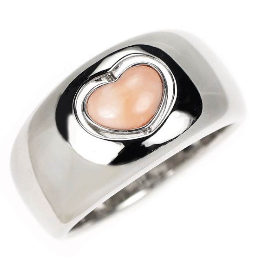 ピンク珊瑚 価値 ｜珊瑚[ダイヤモンドリング]を買取しました。【真珠買取リパール】