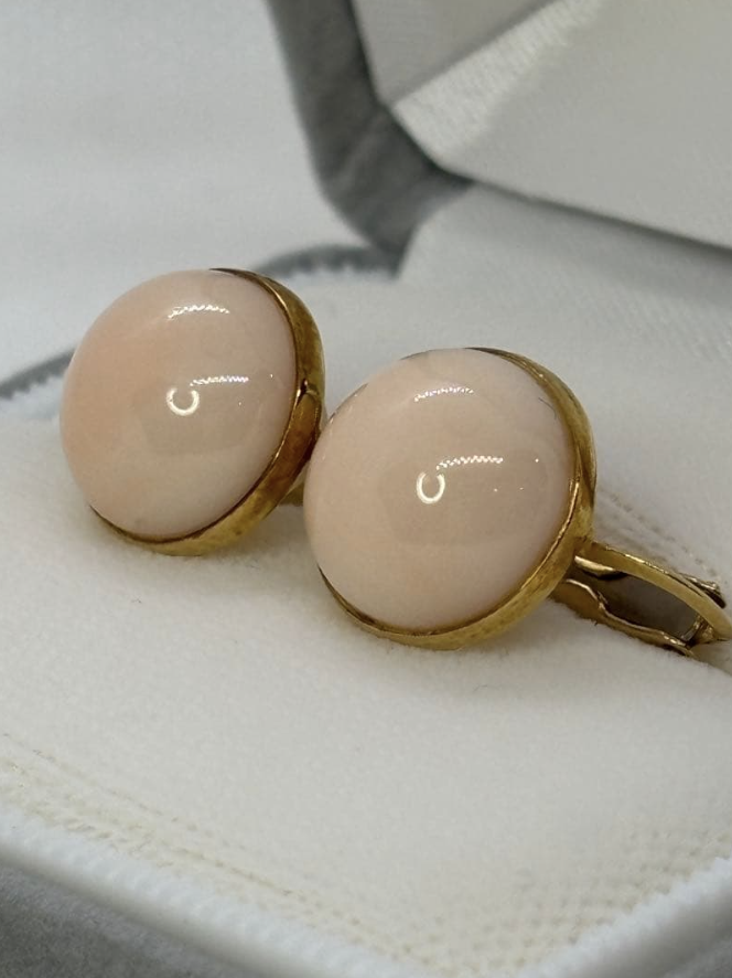 本珊瑚 価格 ｜珊瑚[イヤリング]を買取しました。【真珠買取リパール】