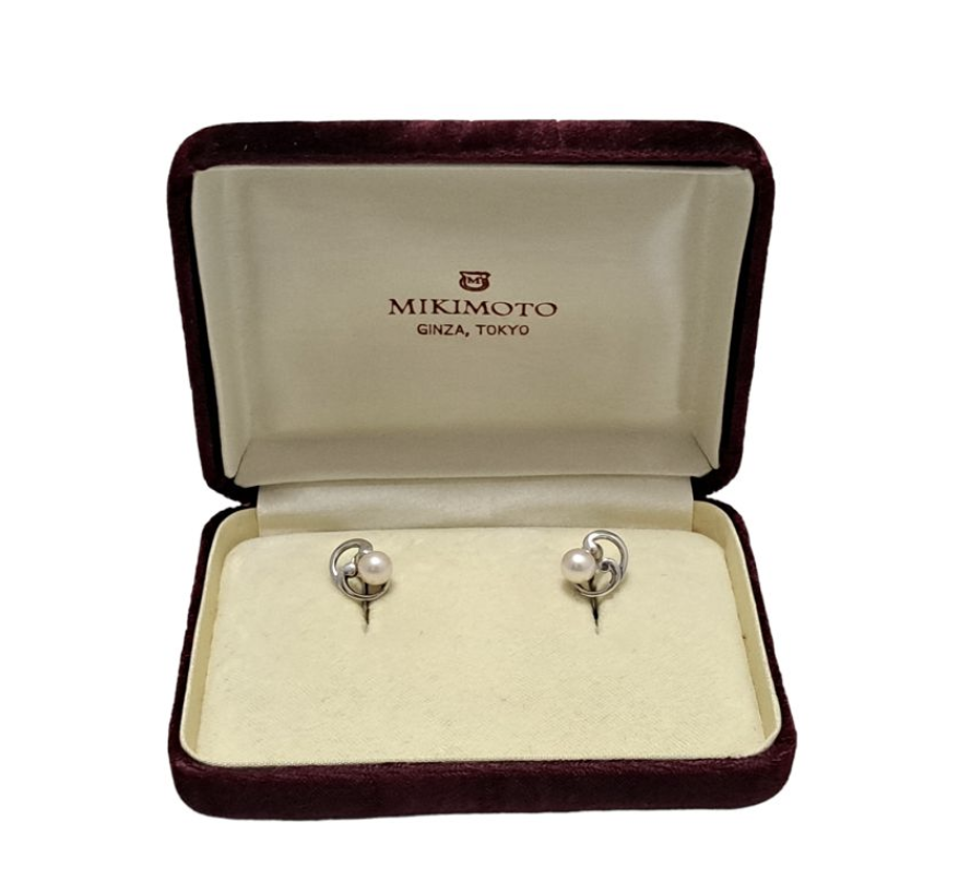 ミキモト 買取価格 ｜アコヤ真珠[ミキモト イヤリング]を買取しました。【真珠買取リパール】