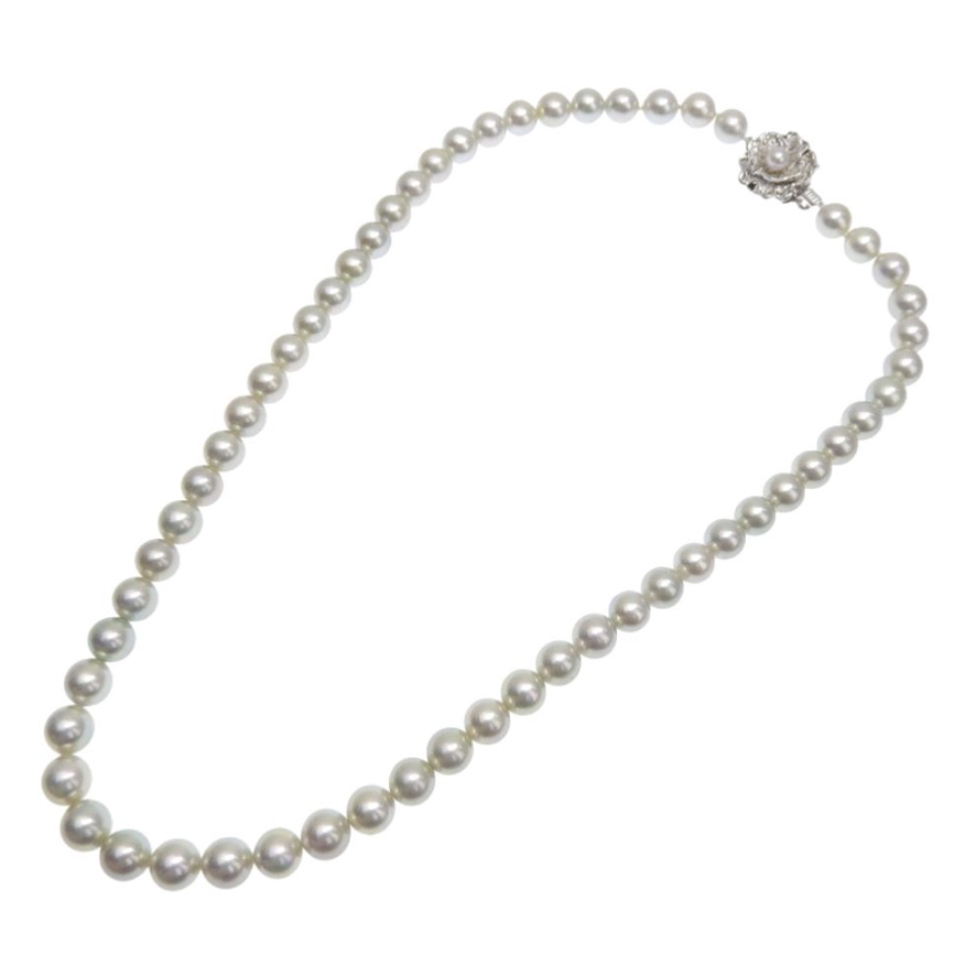 真珠のネックレス 買取相場 ｜アコヤ真珠[ネックレス]を買取しました。【真珠買取リパール】