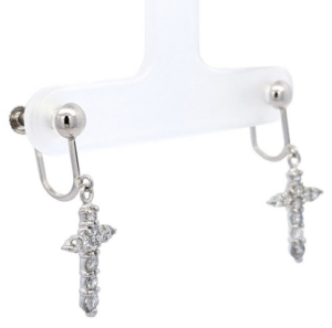 ダイヤモンド イヤリング 買取 ｜ダイヤモンド[Pt900 イヤリング]を買取しました。【真珠買取リパール】