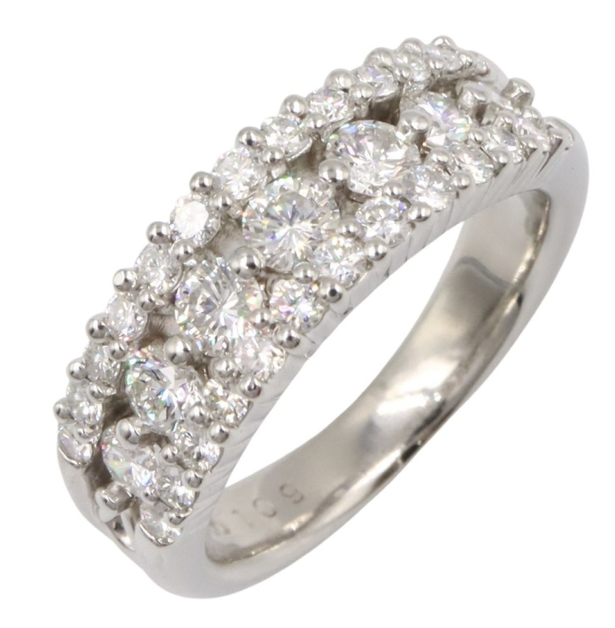 プラチナ ダイヤ リング 買取 ｜ダイヤモンド[プラチナ Pt900 リング]を買取しました。【真珠買取リパール】